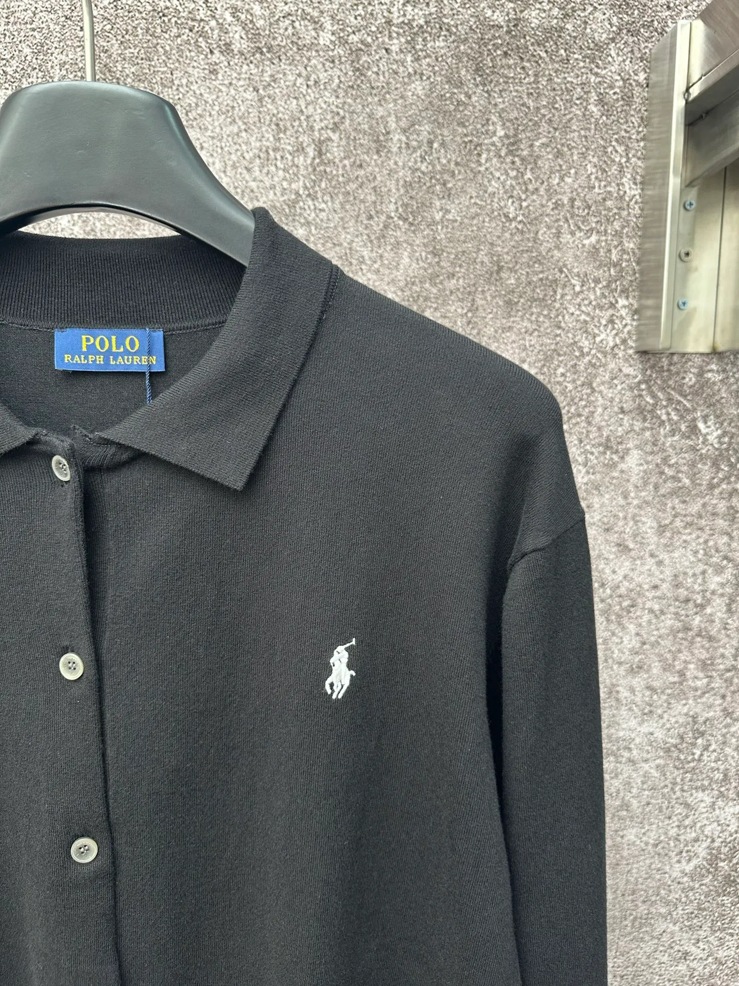 P470 POLO Ralph Lauren 25ss new pony embroidered long-sleeved lapel cardigan Size: S M L XL